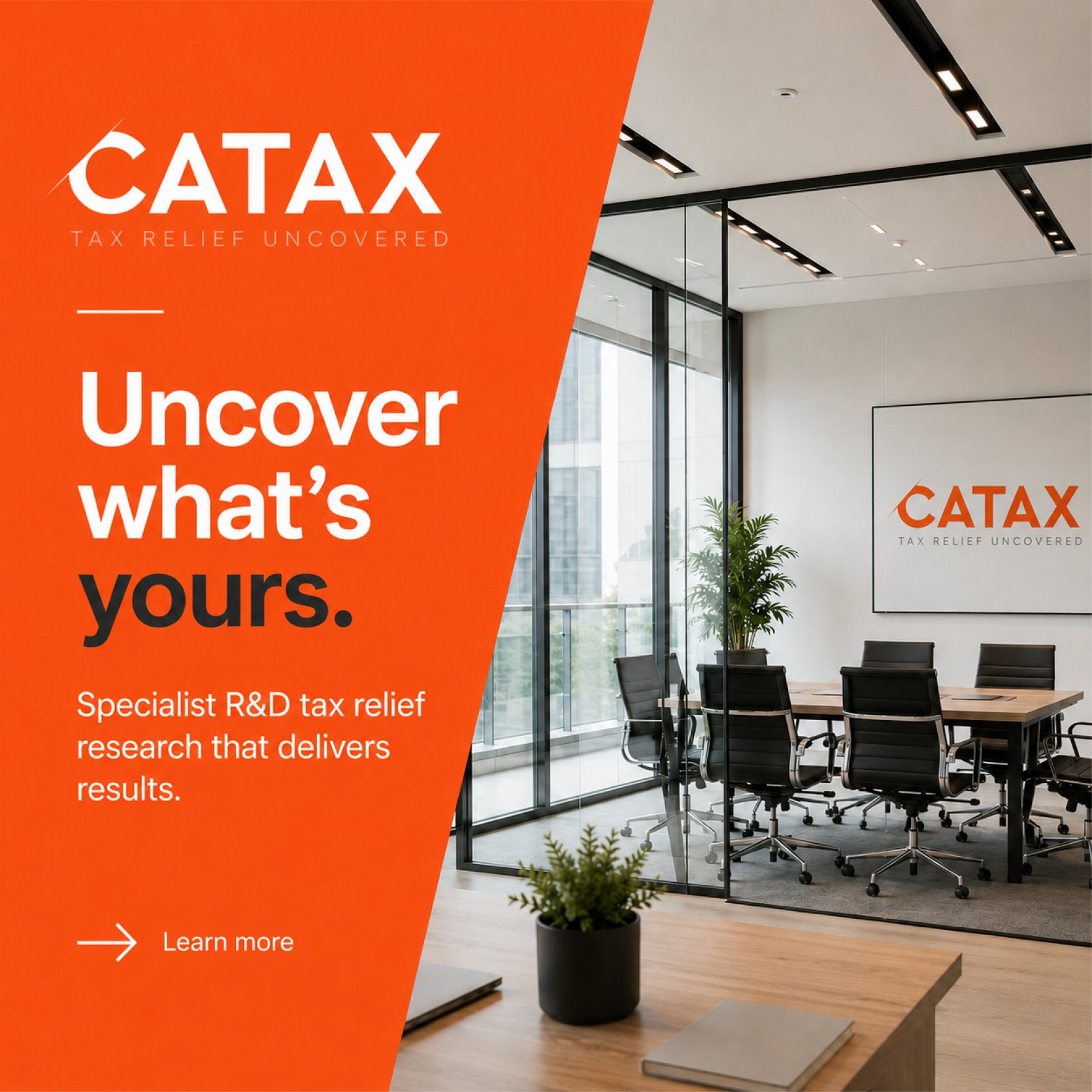 CATAX social media banner