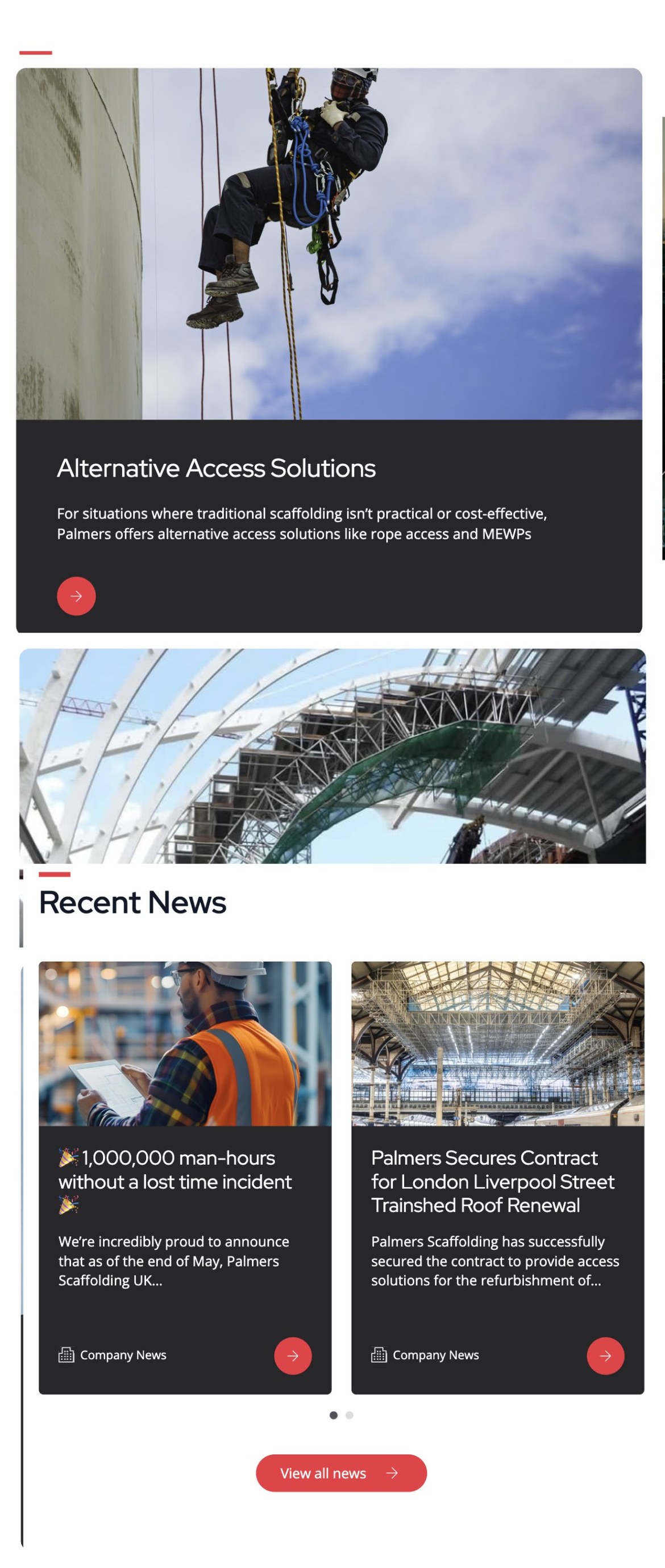 Palmers — mobile homepage services and news